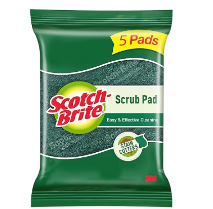 Kitchen scrubbers and cleaning brushes for utensil and surface cleaning