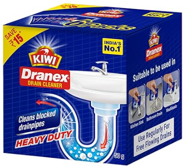 Sink and drain cleaner for removing blockages and maintaining kitchen hygiene