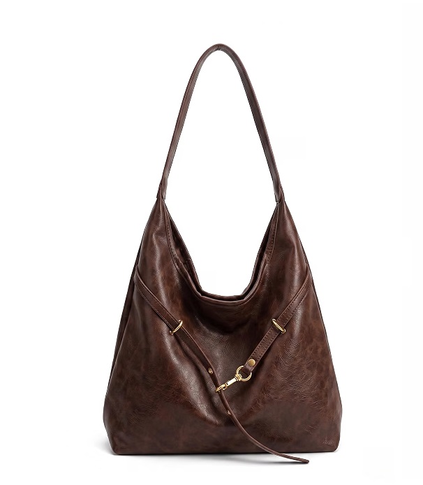15 Best Handbags Under ₹500 women's vintage PU leather hobo bag with adjustable strap